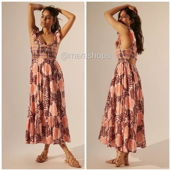 Cecilia Pettersson Smocked Maxi Dress - Picture 1 of 4